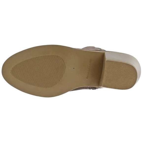 New Draper James Women's Elle Chelsea Brown Boots Ankle Booties Faux Leather - Picture 7 of 7